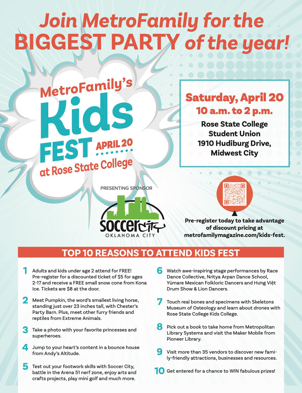 Join Us at MetroFamily's Kids Fest 2024! | SoccerCity OKC, image size:1000x1299